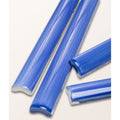 Studio jamboree handpainted ceramic greek blue beading featuring glossy blue ceramic tile strips with rounded edges