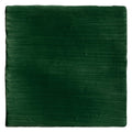 Dark green rectangular ceramic tile with brushed metallic finish from studio jamboree handpainted holly field collection