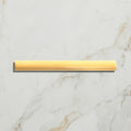 A smooth pale yellow handpainted ceramic cylinder with glossy finish from studio jamboree summer beading collection