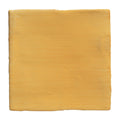Studio jamboree handpainted ceramic summer field square mustard yellow tile with smooth textured surface and rounded edges
