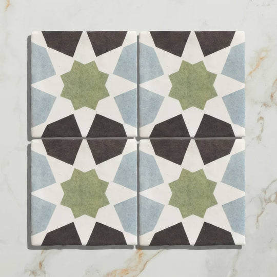 Studio Souk Green Star Ceramic - alternate view