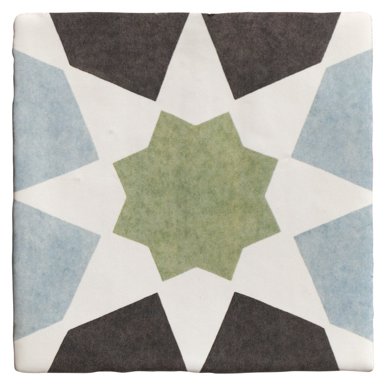 Studio Souk Green Star Ceramic