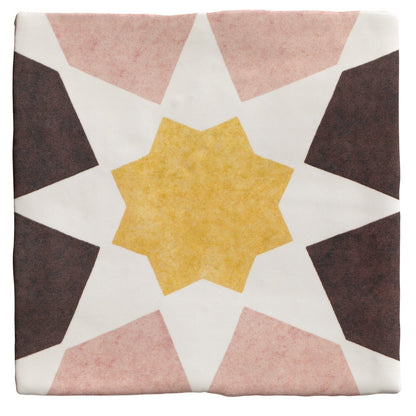 Studio Souk yellow Star Ceramic