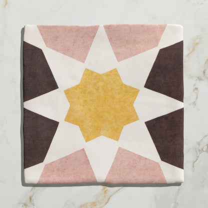 Studio Souk yellow Star Ceramic