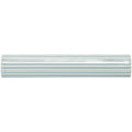A sleek translucent white cylindrical sudbury bundled reed with smooth glossy finish and horizontal ridges