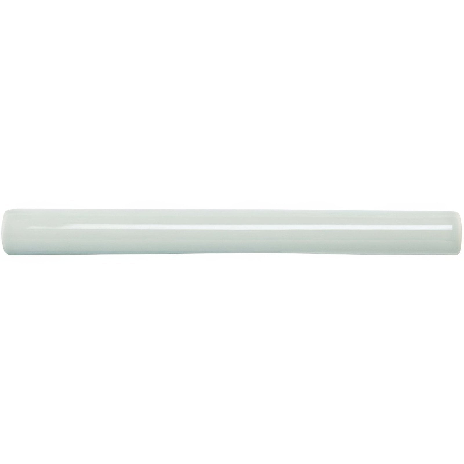 A sleek matte white cylindrical sudbury chelsea with smooth surface and rounded ends