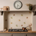 Summer Fruits Lemon Handpainted Tile – pattern detail