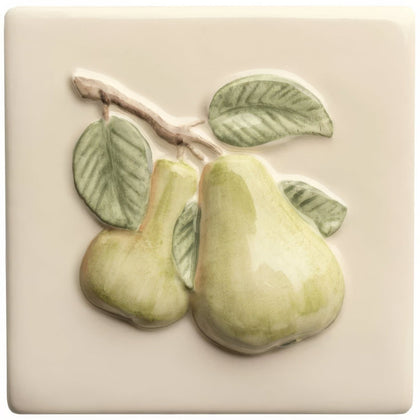 Summer Fruits Pear Handpainted