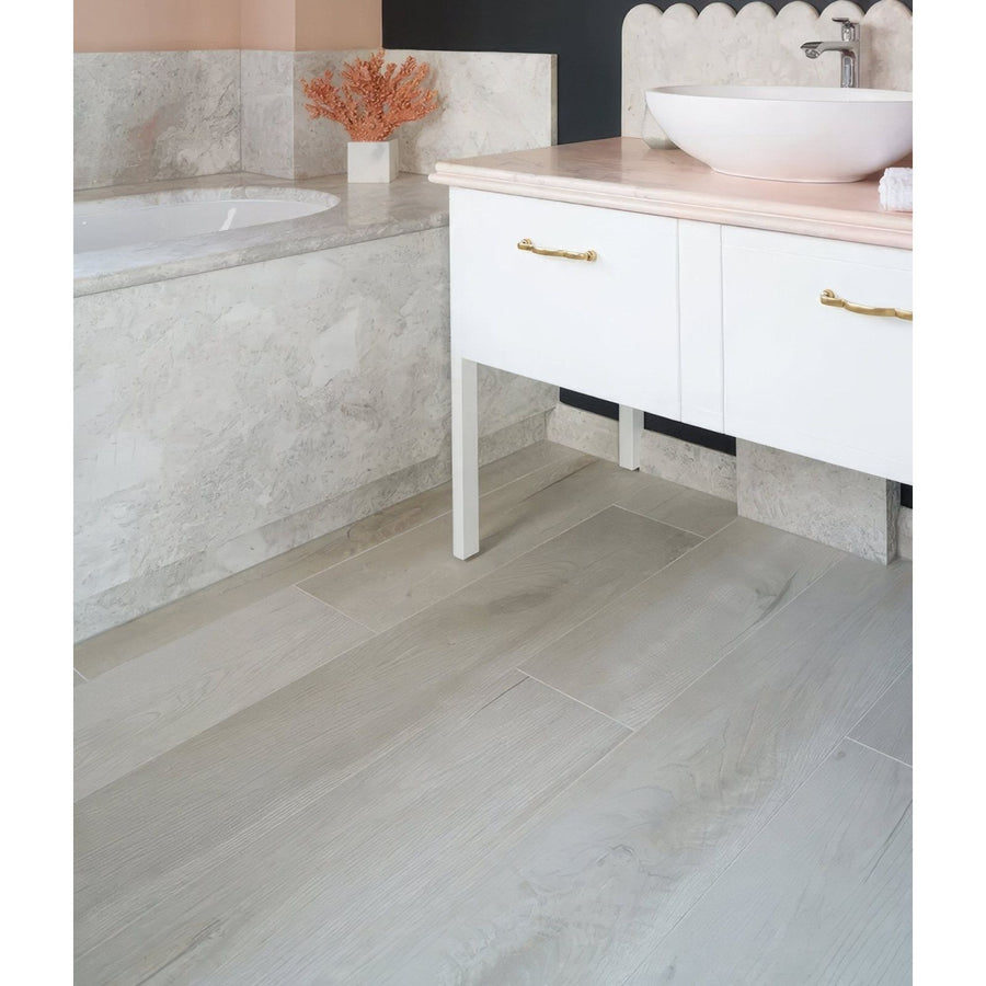 Sussex Porcelain Pearl – close-up of porcelain surface texture