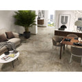 Beige marble effect floor tiles with subtle gray veining in matt finish from the támesis 1850 land collection