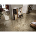 Támesis 1851 land polished beige marble-effect floor tiles with subtle veining and a reflective surface