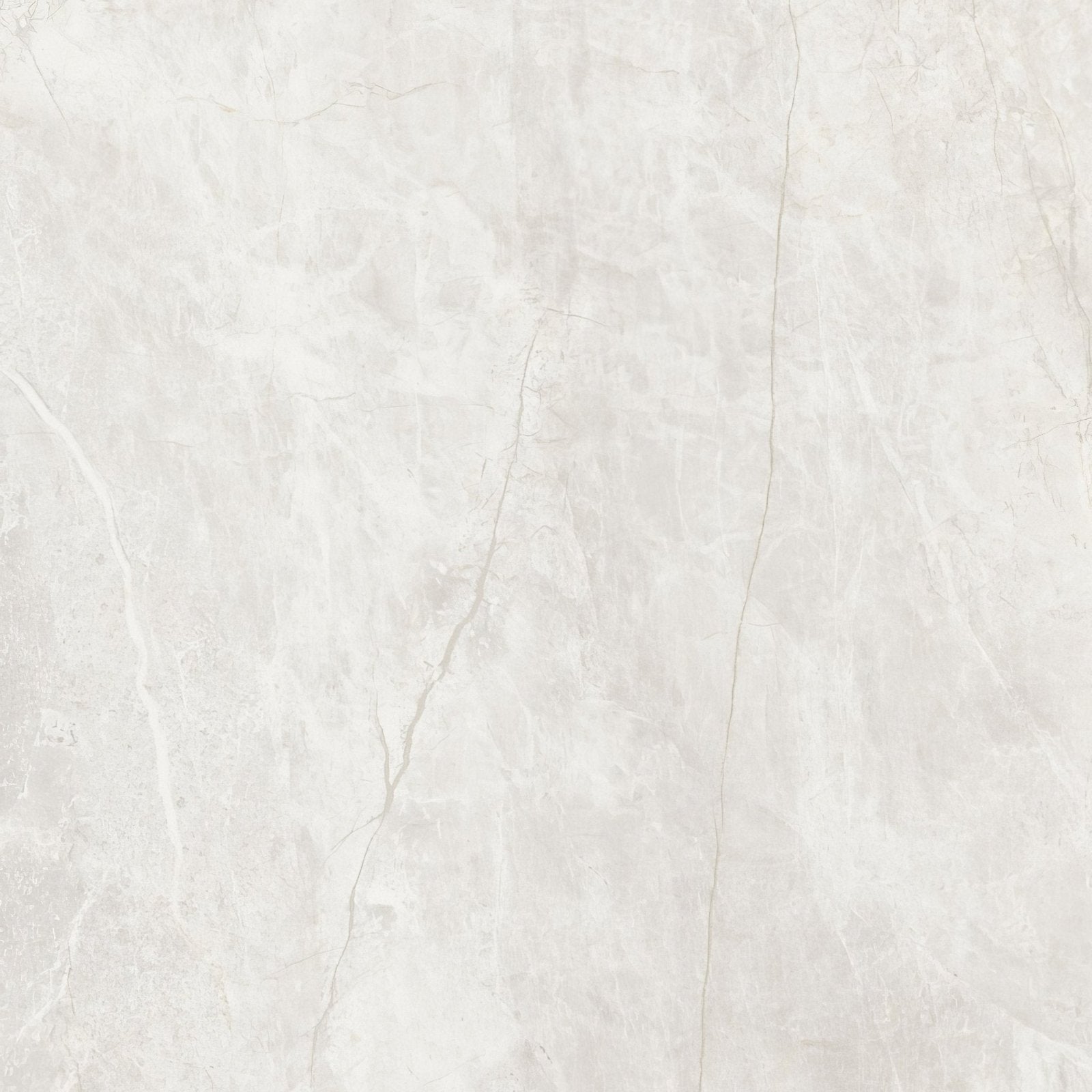 Támesis 1851 white polished cream-colored marble-effect tile with subtle gray veining for flooring and walls