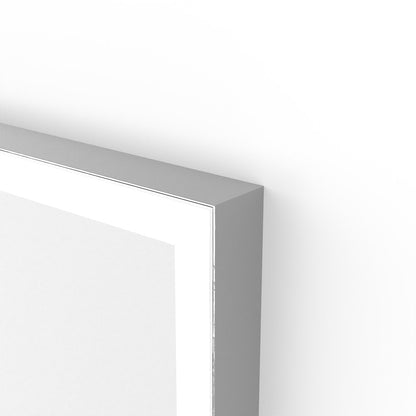 Tate Light Rectangular Mirror 40x80cm in Chrome - Origins Living, view 3