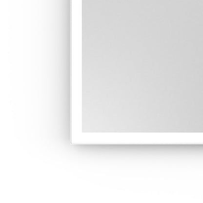 Tate Light Rectangular Mirror 40x80cm in White - Origins Living, view 2