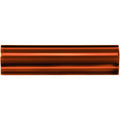 Teapot brown albert moulding copper-colored ribbed metal rod with sleek polished finish for decorative use