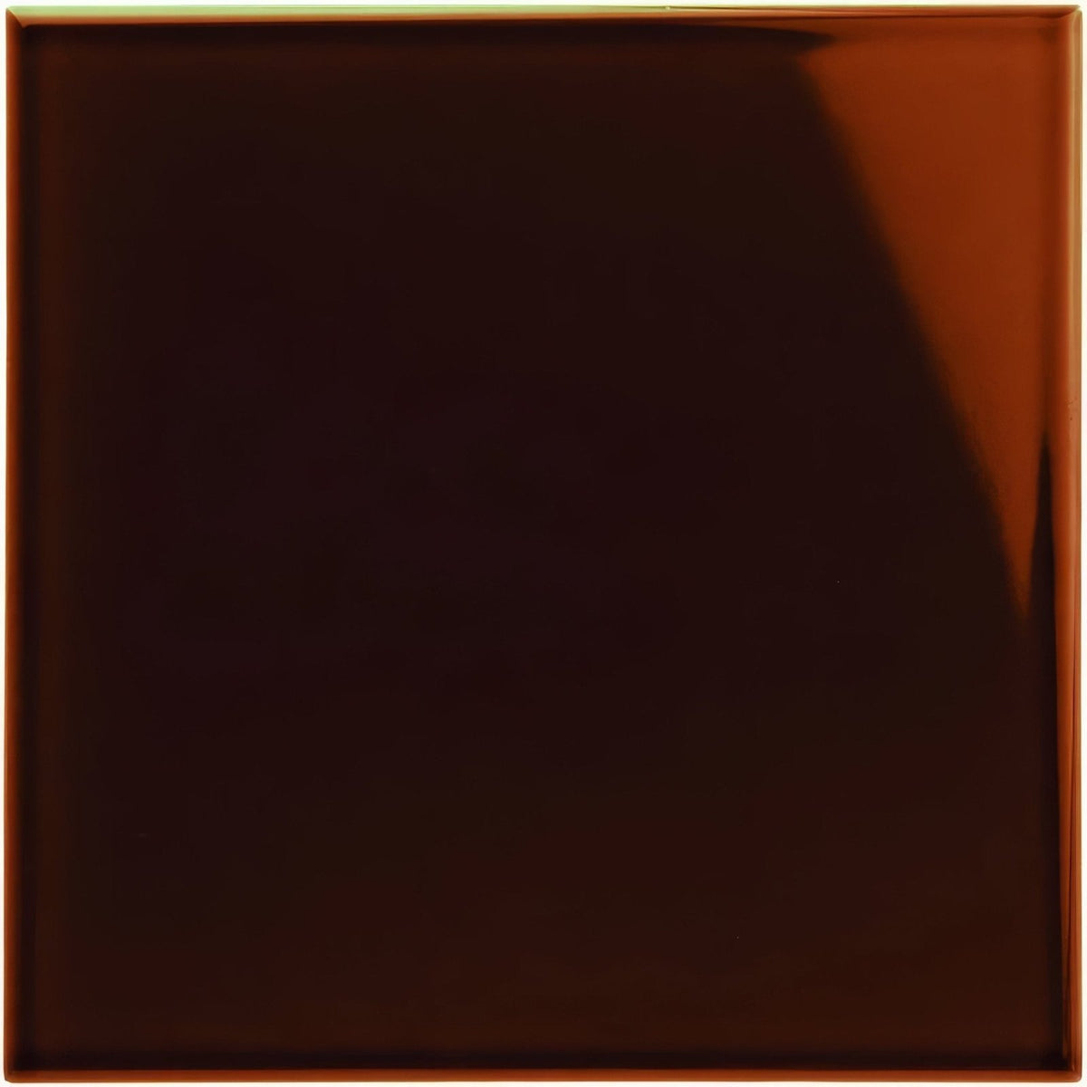 Teapot Brown Field Tile 152x152mm