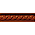 Teapot Brown Rope Moulding Ceramic Wall Tile 152x40mm