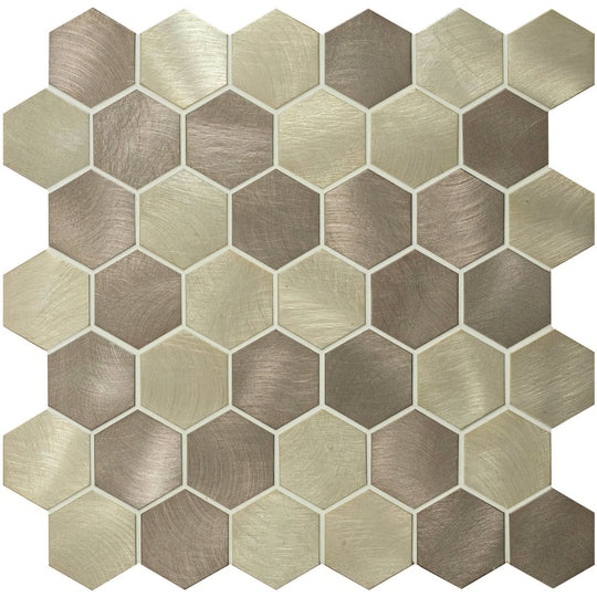 Telesto Beige Mix Hexagon Mosaic - alternate view