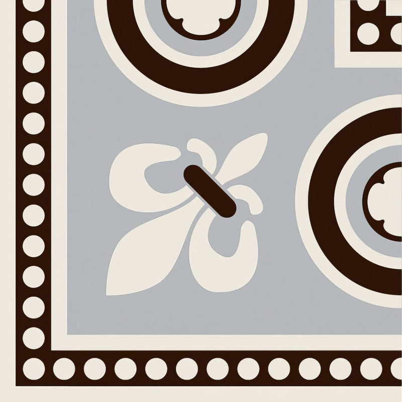 Telford Corner Black on Dover White