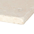 Beige travertine temple ezra 10 x 20cm tumbled tile with natural textured surface and slightly uneven edges
