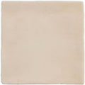 Beige square ceramic thebes field tile with smooth slightly glossy finish for indoor flooring and wall applications