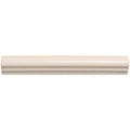 Thebes ogee moulding cream-colored glossy ceramic crown molding with a classic profile for elegant wall decoration