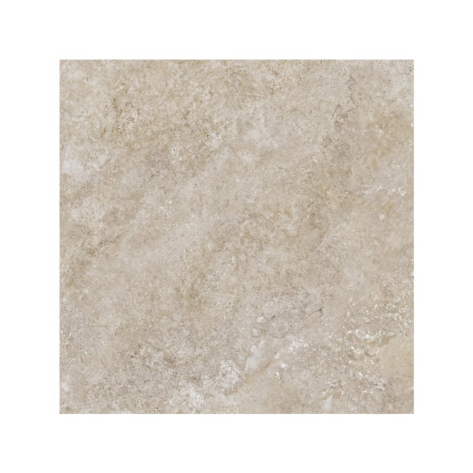 Beige stone-effect tile tibur mocha with textured mottled surface ideal for flooring and wall decor