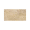 Beige rectangular stone tile with natural textured surface tivoli beige 30 x 60cm for flooring and walls