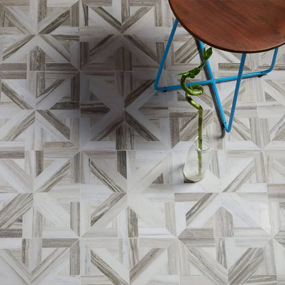 Tokyo Lattice Marble Mosaic