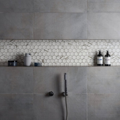 Torcello White Hexagon