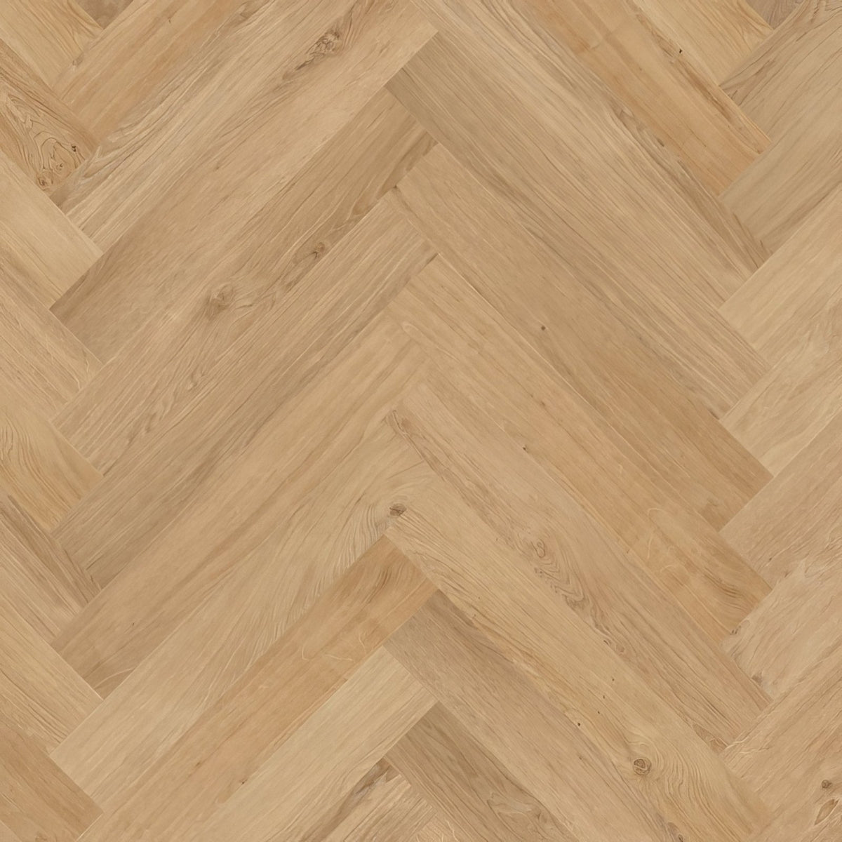Light oak-colored hardwood flooring arranged in a herringbone pattern Toro F318 Herringbone product