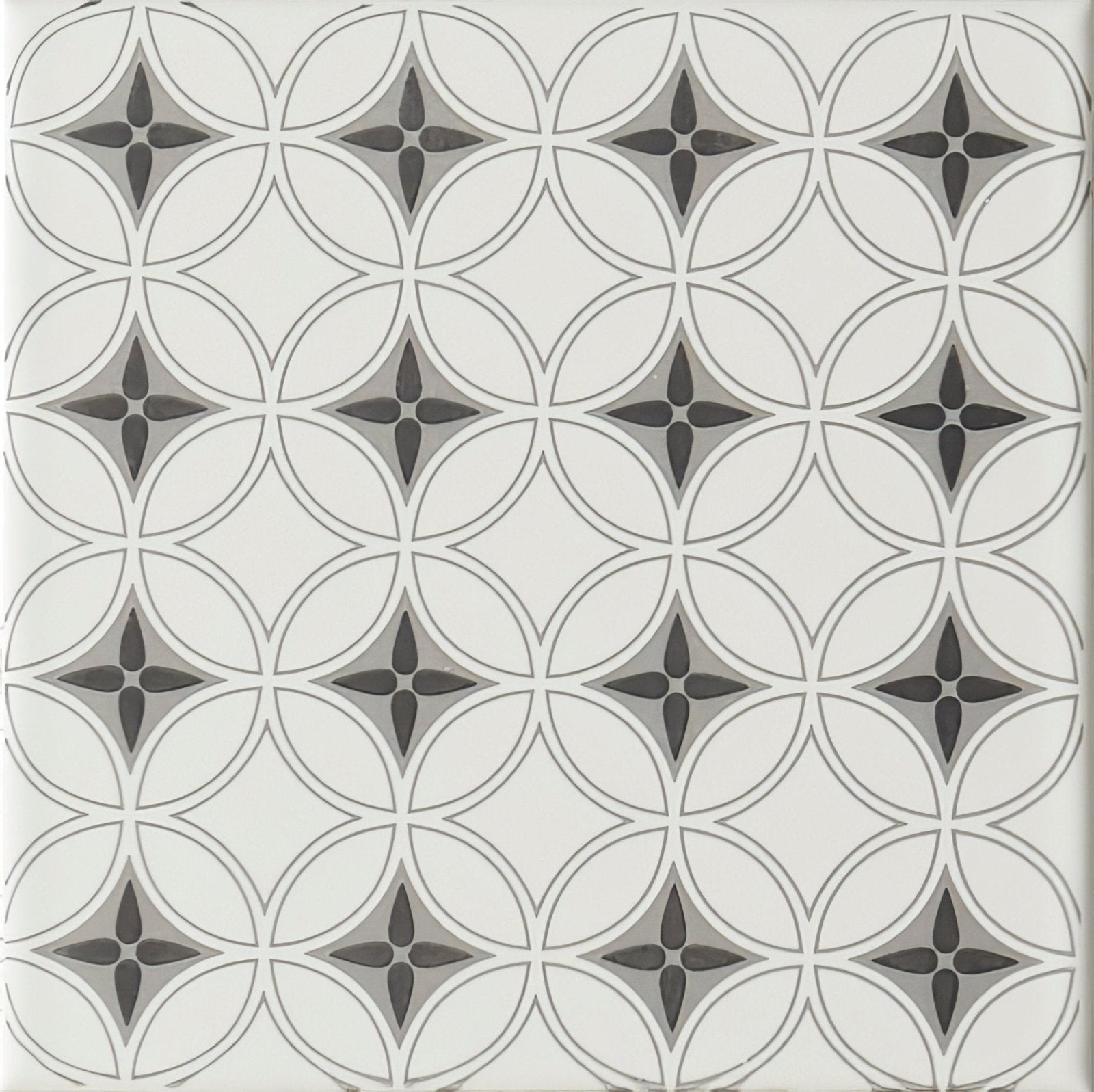 Toulon Grey on Brilliant White