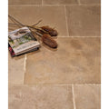 Beige touraine limestone seasoned stone tiles with a textured natural finish for flooring and wall use