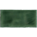 Tourmaline half tile wall tile featuring a rectangular matte dark green ceramic tile with subtle tone variation and texture