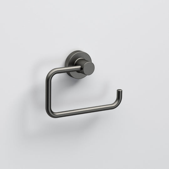 Tecno Project Open Toilet Roll Holder in Gunmetal - Origins Living