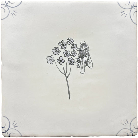 Traditional English Delft Bee - alternate view