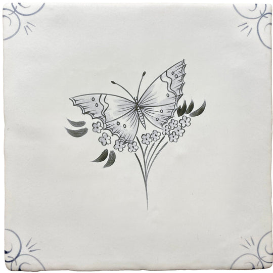 Traditional English Delft Butterfly 1 - alternate view