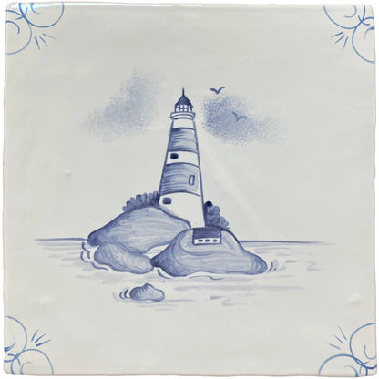 Traditional English Delft Lighthouse