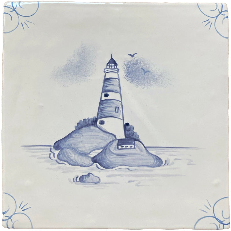 Traditional English Delft Lighthouse