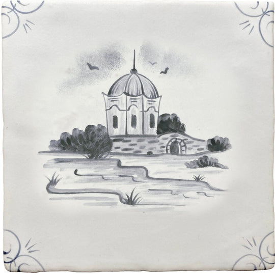 Traditional English Delft Observatory - alternate view
