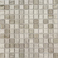 Trip wooden grey mosaic tile with gray and beige natural stone texture for decorative wall and floor use