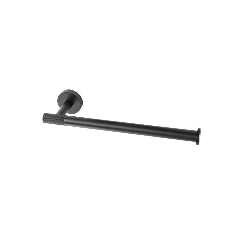 Turner Open Towel Bar in Black - Origins Living