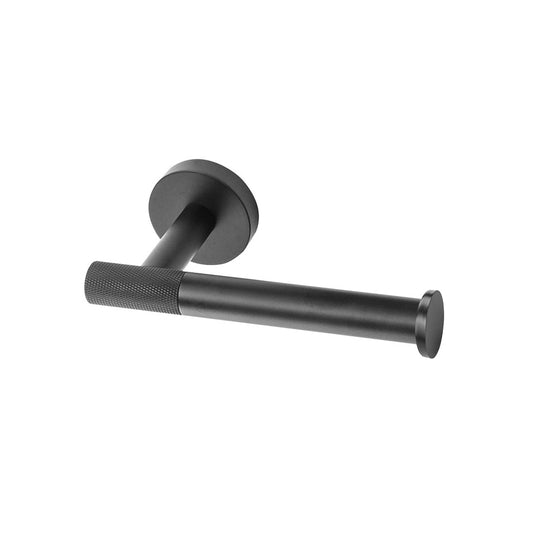 Turner Open Toilet Roll Holder in Black - Origins Living
