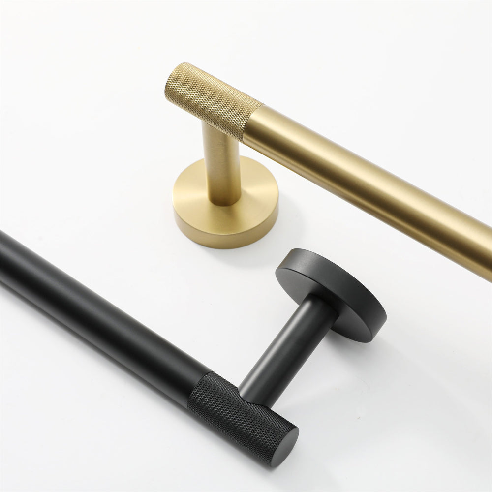 Turner Towel Rail 35cm in Black - Origins Living, view 2