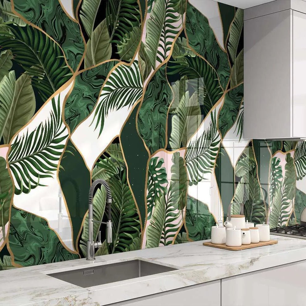 Tropical Abstract Wall Panel