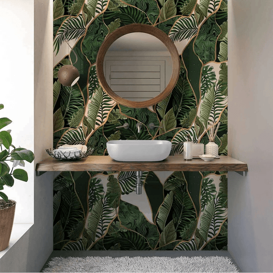 Tropical Abstract Wall Panel - alternate view