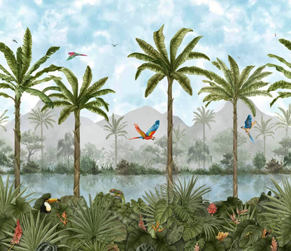 Tropical Oasis Panel C