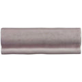 Truffle torus moulding ceramic tile with a smooth matte finish in soft lavender-gray hue and sleek rectangular shape