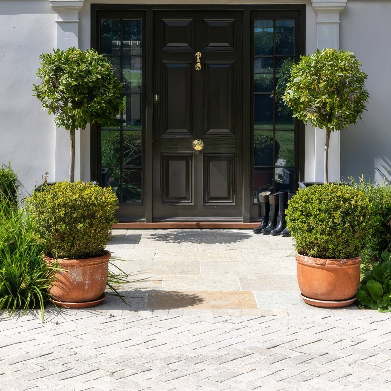 Trusloe Limestone Paving Seasoned Finish