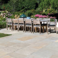 Trusloe Limestone Paving Seasoned Finish beige limestone paving patio